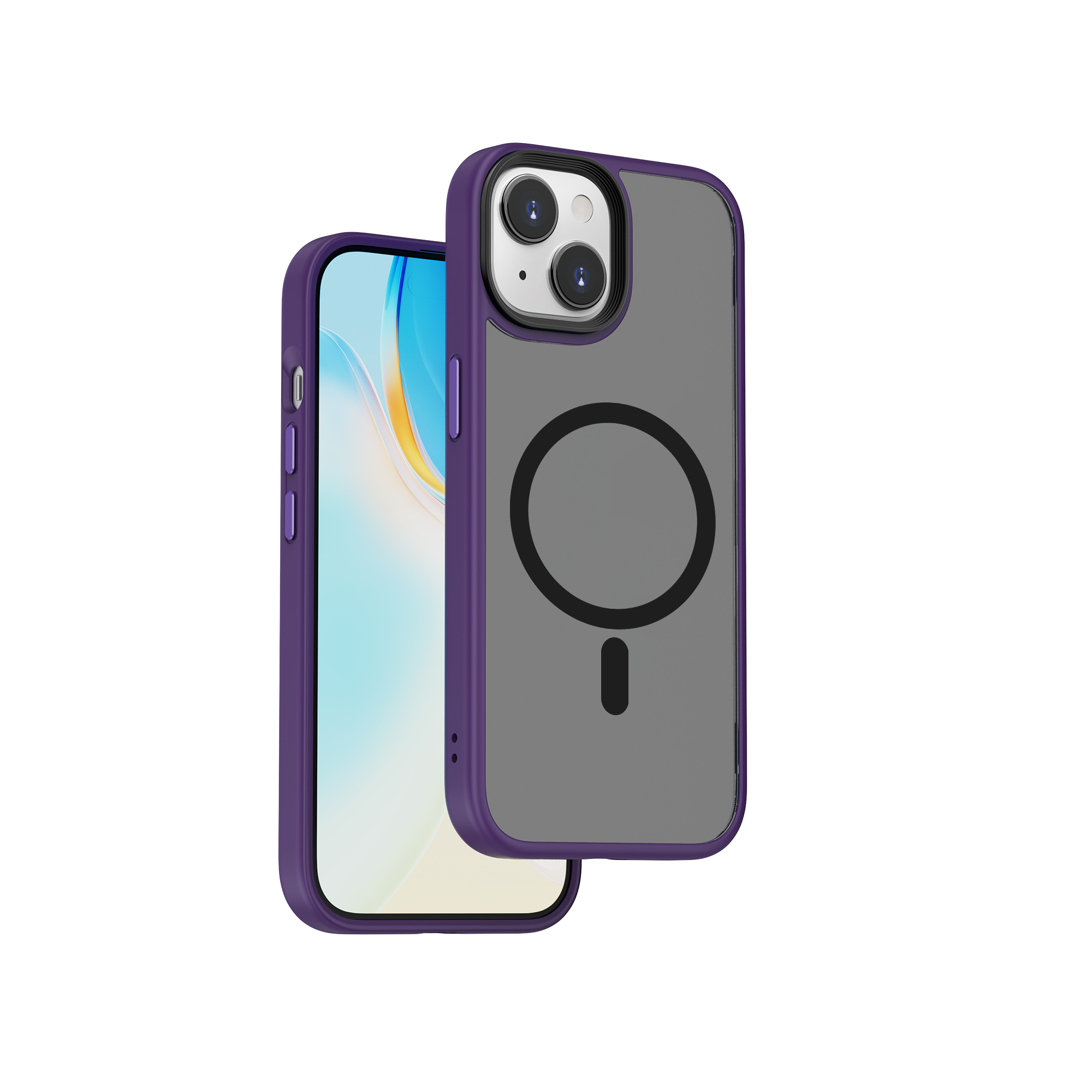 Skin Feel Magnetic case For iPhone 15 series